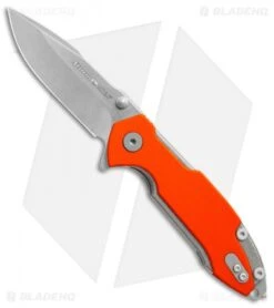 Viper Hinderer Storm Titanium Liner Lock Knife Orange G-10 (3" Stonewash M390)