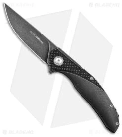 Viper Knives Anso Orso 2 Frame Lock Knife 3D Black SW Titanium (3.4" Black SW)