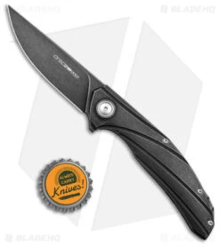 Viper Knives Anso Orso 2 Frame Lock Knife Titanium Black SW (3.4" Black SW) -Blade Vault Viper Knives Anso Orso 2 FL Black SW Ti BHQ 140450 jr bottlecap