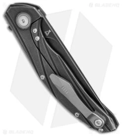 Viper Knives Anso Orso 2 Frame Lock Knife Titanium Black SW (3.4" Black SW) -Blade Vault Viper Knives Anso Orso 2 FL Black SW Ti BHQ 140450 jr side