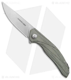 Viper Knives Anso Orso 2 Frame Lock Knife Green Canvas (3.4" SW) V5998CG