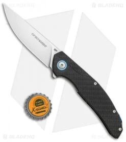 Viper Knives Anso Orso Liner Lock Knife Carbon Fiber (3.3" Satin) V5966FC -Blade Vault Viper Knives Anso Orso LL CF Satin V5966FC BHQ 82982 jr bottlecap