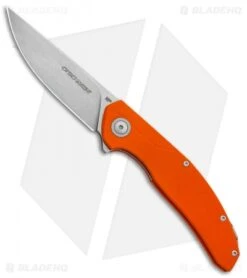 Viper Knives Anso Orso Liner Lock Knife Orange G-10 (3.3" Stonewash) V5968GO