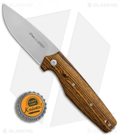 Viper Knives DAN 1 Drop Point Slip Joint Knife Bocote Wood (2.8" Satin) V5928BC 4 Viper Knives DAN 1 Drop Point Slip Joint Knife Bocote Wood (2.8" Satin) V5928BC - Image 4