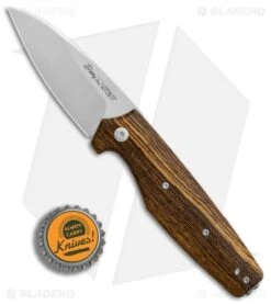 Viper Knives DAN 2 Wharncliffe Slip Joint Knife Bocote (2.8" Satin) V5930BC -Blade Vault Viper Knives DAN 2 Wharncliffe Slip Joint Bocote satin BHQ 82997 er bottlecap