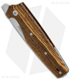 Viper Knives DAN 2 Wharncliffe Slip Joint Knife Bocote (2.8" Satin) V5930BC -Blade Vault Viper Knives DAN 2 Wharncliffe Slip Joint Bocote satin BHQ 82997 er spine