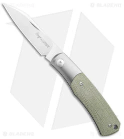 Viper Knives Hug Slip Joint Knife Green Canvas Micarta (3" Satin) V5992CG
