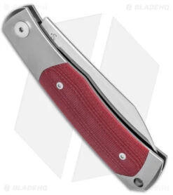 Viper Knives Hug Slip Joint Knife Red G-10 (3" Satin) V5994GR -Blade Vault Viper Knives Hug Red G 10 Sheath Satin BHQ 137032 jr side