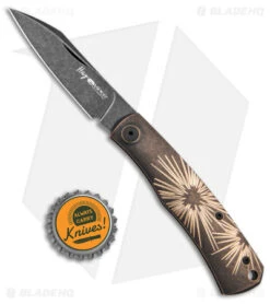 Viper Knives Hug Slip Joint Knife Black SW Bronze Star (3" Black SW) V5991BRS 9 Viper Knives Hug Slip Joint Knife Black SW Bronze Star (3" Black SW) V5991BRS -Blade Vault Viper Knives Hug SJ Black SW Bronze Star Black SW BHQ 140457 jr bottlecap