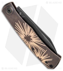 Viper Knives Hug Slip Joint Knife Black SW Bronze Star (3" Black SW) V5991BRS 7 Viper Knives Hug Slip Joint Knife Black SW Bronze Star (3" Black SW) V5991BRS -Blade Vault Viper Knives Hug SJ Black SW Bronze Star Black SW BHQ 140457 jr side