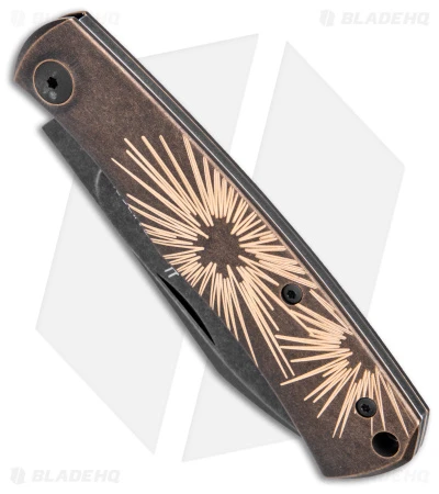 Viper Knives Hug Slip Joint Knife Black SW Bronze Star (3" Black SW) V5991BRS 2 Viper Knives Hug Slip Joint Knife Black SW Bronze Star (3" Black SW) V5991BRS - Image 2