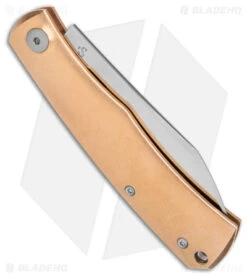 Viper Knives Hug Slip Joint Knife Sandblasted Bronze W/ Sheath (3" Satin) 7 Viper Knives Hug Slip Joint Knife Sandblasted Bronze W/ Sheath (3" Satin) -Blade Vault Viper Knives Hug SJ Black Sandblasted Bronze Satin BHQ 140454 jr side