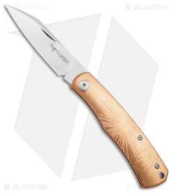 Viper Knives Hug Slip Joint Knife Sandblasted Bronze Star (3" Satin) V5990BRS