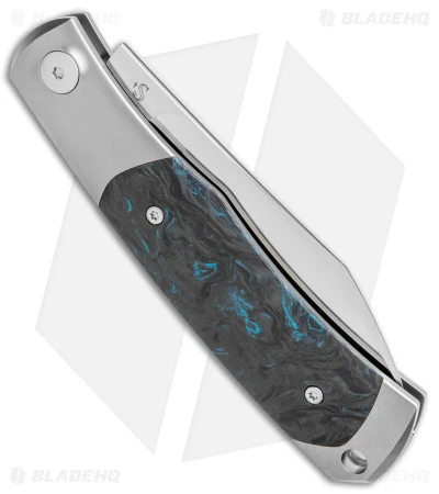 Viper Knives Hug Slip Joint Knife Dark Matter Blue Carbon Fiber (3.1" Satin) 3 Viper Knives Hug Slip Joint Knife Dark Matter Blue Carbon Fiber (3.1" Satin) - Image 3