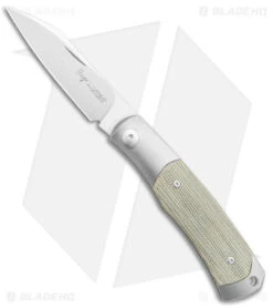 Viper Knives Hug Slip Joint Knife Green Micarta (3.1" Satin M390)