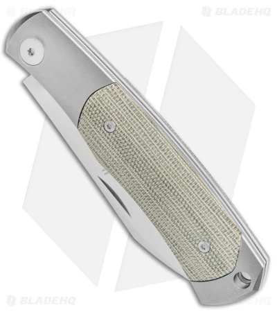 Viper Knives Hug Slip Joint Knife Green Micarta (3.1" Satin M390) 2 Viper Knives Hug Slip Joint Knife Green Micarta (3.1" Satin M390) - Image 2