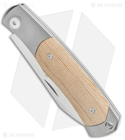 Viper Knives Hug Slip Joint Knife Natural Micarta (3.1" Satin M390) 2 Viper Knives Hug Slip Joint Knife Natural Micarta (3.1" Satin M390) - Image 2