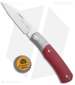 Viper Knives Hug Slip Joint Knife Red G-10 (3" Satin) V5992GR 9 Viper Knives Hug Slip Joint Knife Red G-10 (3" Satin) V5992GR -Blade Vault Viper Knives Hug full Red G 10 Sheath Satin BHQ 137024 jr bottlecap