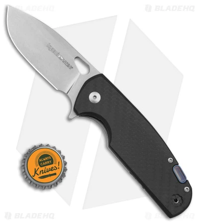 Viper Knives Kyomi Flipper Knife Black Carbon Fiber Ti (3.25" Stonewash) V5934FC 4 Viper Knives Kyomi Flipper Knife Black Carbon Fiber Ti (3.25" Stonewash) V5934FC - Image 4