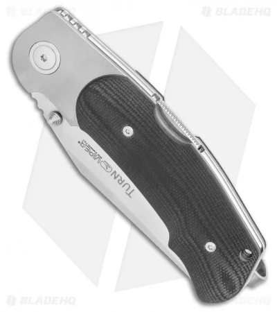 Viper Knives Turn Folding Black G-10/Ti Bolster (3.25" Satin) V5986GB 2 Viper Knives Turn Folding Black G-10/Ti Bolster (3.25" Satin) V5986GB - Image 2