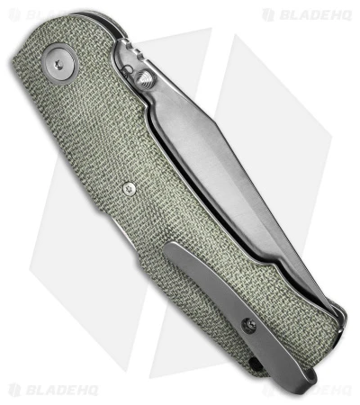Viper Knives Turn Lockback Knife Green Canvas Micarta (3" Satin) V5988CG 3 Viper Knives Turn Lockback Knife Green Canvas Micarta (3" Satin) V5988CG - Image 3