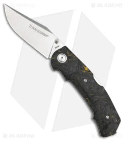 Viper Knives Turn Lockback Knife Yellow Carbon Fiber (3" Satin) V5988FCY