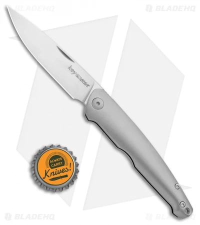 Viper Knives Vox Key Slip Joint Knife Titanium (3.25" Satin) 5 Viper Knives Vox Key Slip Joint Knife Titanium (3.25" Satin) - Image 5