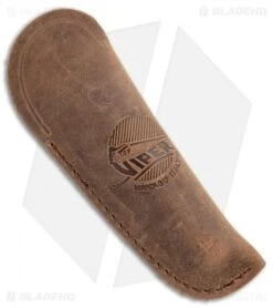 Viper Knives Voxnaes Key Slip Joint Knife Ti/ Bronze CF (3.25" Damascus) -Blade Vault Viper Knives Voxnaes Key SJ Ti Bronze CF Damascus VA5978FCB BHQ 103614 jr sheath