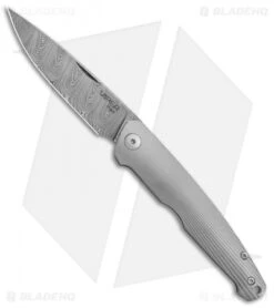 Viper Knives Voxnaes Key Slip Joint Knife Titanium (3.25" Damascus)