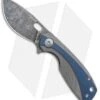 Viper Knives Voxnaes Lille Knife Blue Ti (2.5" Damascus) VA5964TIBL