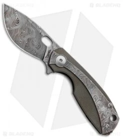 Viper Knives Voxnaes Lille Knife Bronze Ti/Damascus (2.5" Damascus) VA5964BR