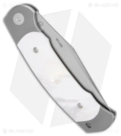 Viper Knives Mother Of Pearl Collection Slip Joint Knife Set MOP Ti (3" Satin) -Blade Vault Viper Mother of Pearl Collection BHQ 178732 jr 1 side