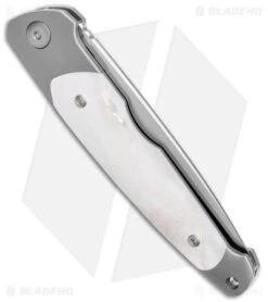 Viper Knives Mother Of Pearl Collection Slip Joint Knife Set MOP Ti (3" Satin) -Blade Vault Viper Mother of Pearl Collection BHQ 178732 jr 2 side