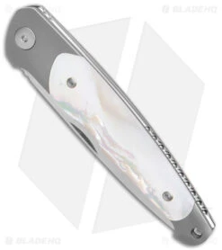 Viper Knives Mother Of Pearl Collection Slip Joint Knife Set MOP Ti (3" Satin) -Blade Vault Viper Mother of Pearl Collection BHQ 178732 jr 2 spine