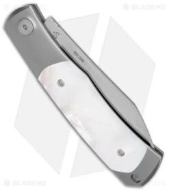Viper Knives Mother Of Pearl Collection Slip Joint Knife Set MOP Ti (3" Satin) -Blade Vault Viper Mother of Pearl Collection BHQ 178732 jr 3 side