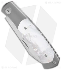 Viper Knives Mother Of Pearl Collection Slip Joint Knife Set MOP Ti (3" Satin) -Blade Vault Viper Mother of Pearl Collection BHQ 178732 jr 3 spine