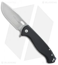 Viper Knives Vox Fortis Flipper Knife Black G-10 (3.5" Stonewash) V5952GB