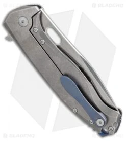 Viper Knives Vox Fortis Flipper Knife Titanium (3.5" Stonewash) V5952TI -Blade Vault Viper knives Vox fortis ti sw V5952TI BHQ 49482 er side