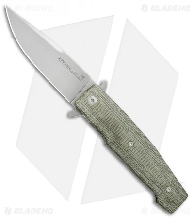 Viper Knives Keeper Folding Knife W/ Green Micarta (3.75" Stonewash) V5880CV 1 Viper Knives Keeper Folding Knife W/ Green Micarta (3.75" Stonewash) V5880CV