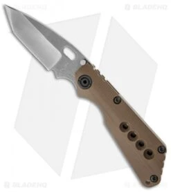 Strider Knives Duane Dwyer Custom Razor Wire SnG Knife Brown G-10 (3.5") S90V