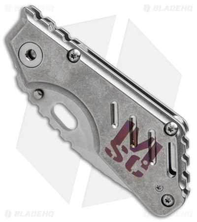 Mick Strider Custom Stub Compound Tanto Knife Skull Ano (3.25" Satin/SW) MSC 2 Mick Strider Custom Stub Compound Tanto Knife Skull Ano (3.25" Satin/SW) MSC - Image 2