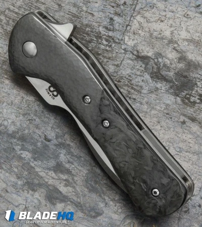 Olamic Cutlery Gambit Liner Lock Knife Zirconium/CF (3" Acid SW) G032 2 Olamic Cutlery Gambit Liner Lock Knife Zirconium/CF (3" Acid SW) G032 - Image 2