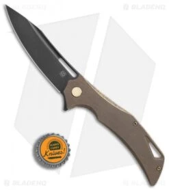 Olamic Cutlery Swish Frame Lock Knife Kinetic Earth Ti (3.75" Black PVD) 7 Olamic Cutlery Swish Frame Lock Knife Kinetic Earth Ti (3.75" Black PVD) -Blade Vault olamic cutlery swish kinetic earth BHQ 72284 dl bottlecap