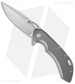 Olamic Wayfarer 247 Frame Lock Knife Matte Titanium (3.5" Satin)