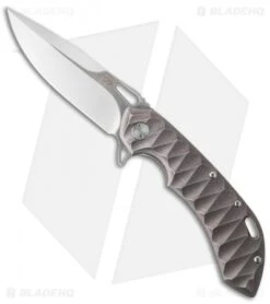 Olamic Wayfarer 247 Frame Lock Knife Sculpted Bronzed Titanium (3.5" Satin)