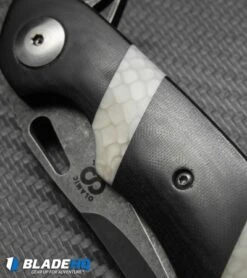 Olamic Cutlery Wayfarer Compact Flipper Knife Micarta/Juma (3.5" SW-BB) WC150 10 Olamic Cutlery Wayfarer Compact Flipper Knife Micarta/Juma (3.5" SW-BB) WC150 -Blade Vault olamic cutlery wayfarer compact juma wc150 detail cm