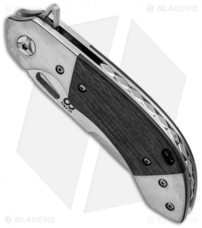 Olamic Cutlery Wayfarer Compact Flipper Knife CF/Ti (3.5" Satin) WC086 2 Olamic Cutlery Wayfarer Compact Flipper Knife CF/Ti (3.5" Satin) WC086 - Image 2