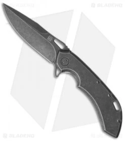 Olamic Wayfarer 247 Frame Lock Knife Black PVD Titanium (3.5" Black PVD)