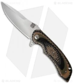 Olamic Cutlery Wayfarer Flipper Knife Camo G-10 (4" Satin) W566