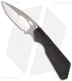 Mick Strider Custom SnG CC Knife W/ Nightmare Grind & Black G10